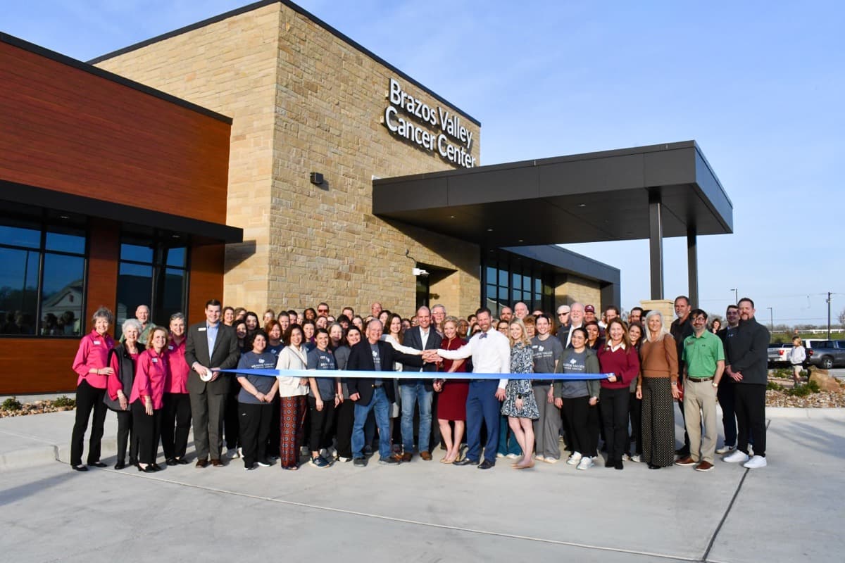 Brazos Valley Cancer Center ribbon cutting ceremony
